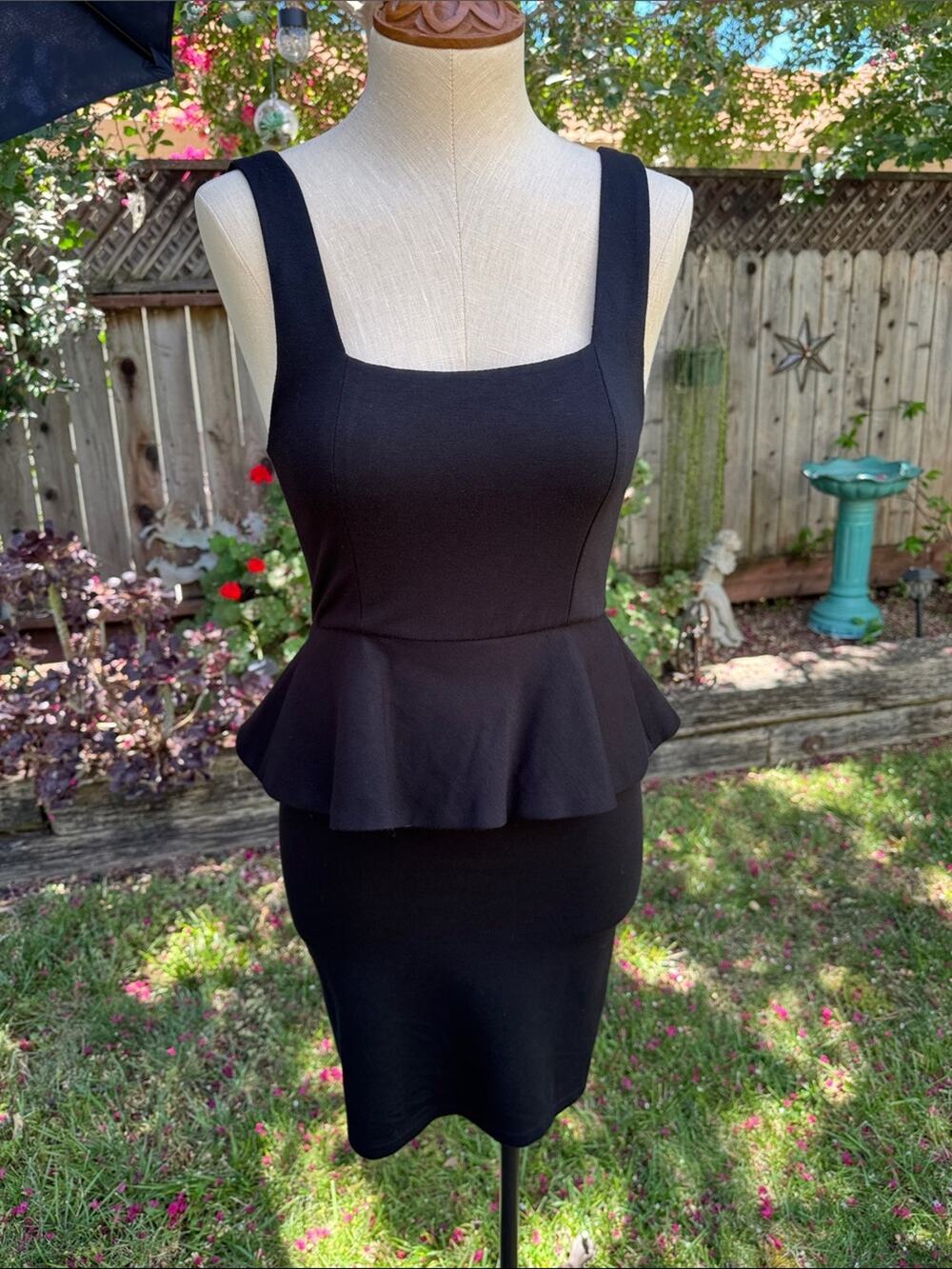 Alice + Olivia Georgina To Work Office Peplum Dress Black Size X-Small? No Tag